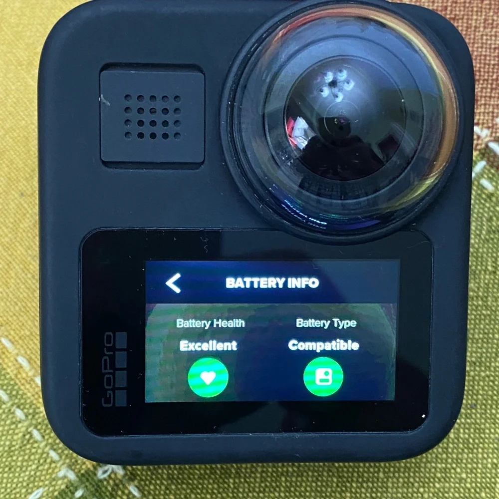 GoPro MAX 360 Waterproof Action Dual Lens Live Streaming Camera w/16GB Mem Card